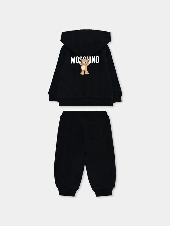 tuta con logo MUK05GLCA40 60100 MOSCHINO KIDS 