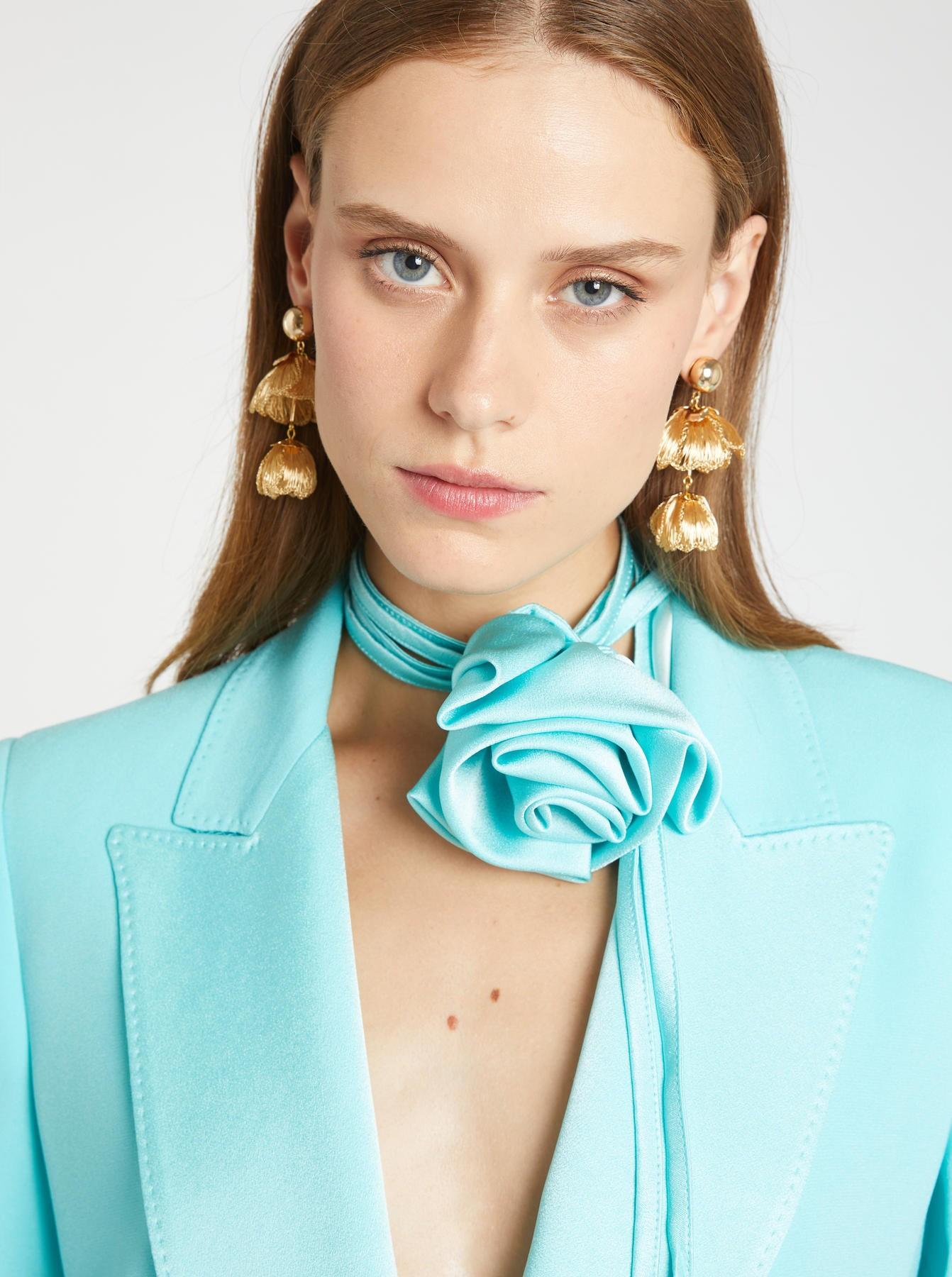 giacca doppiopetto con fiore MLLGIUGNO 004 MARella 