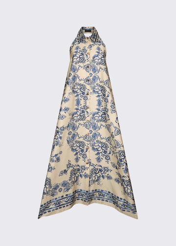 abito con stampa foulard CA6332TS555 P9652 LIU JO BLACK 