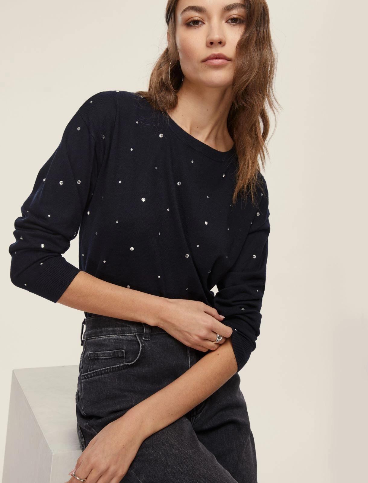 maglia oversize con applicazioni EMBASSY 010 EMME MARELLA 