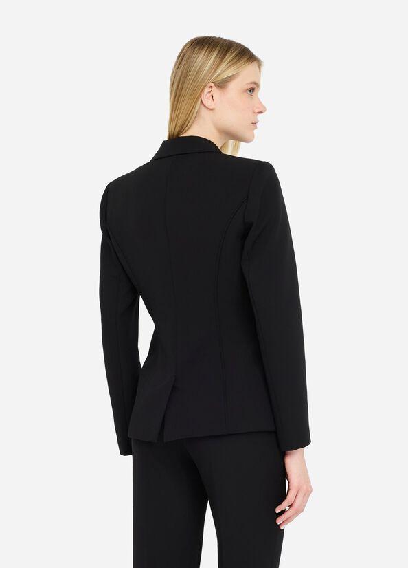 blazer slim fit CF5052T2200 22222 LIU JO BLACK 