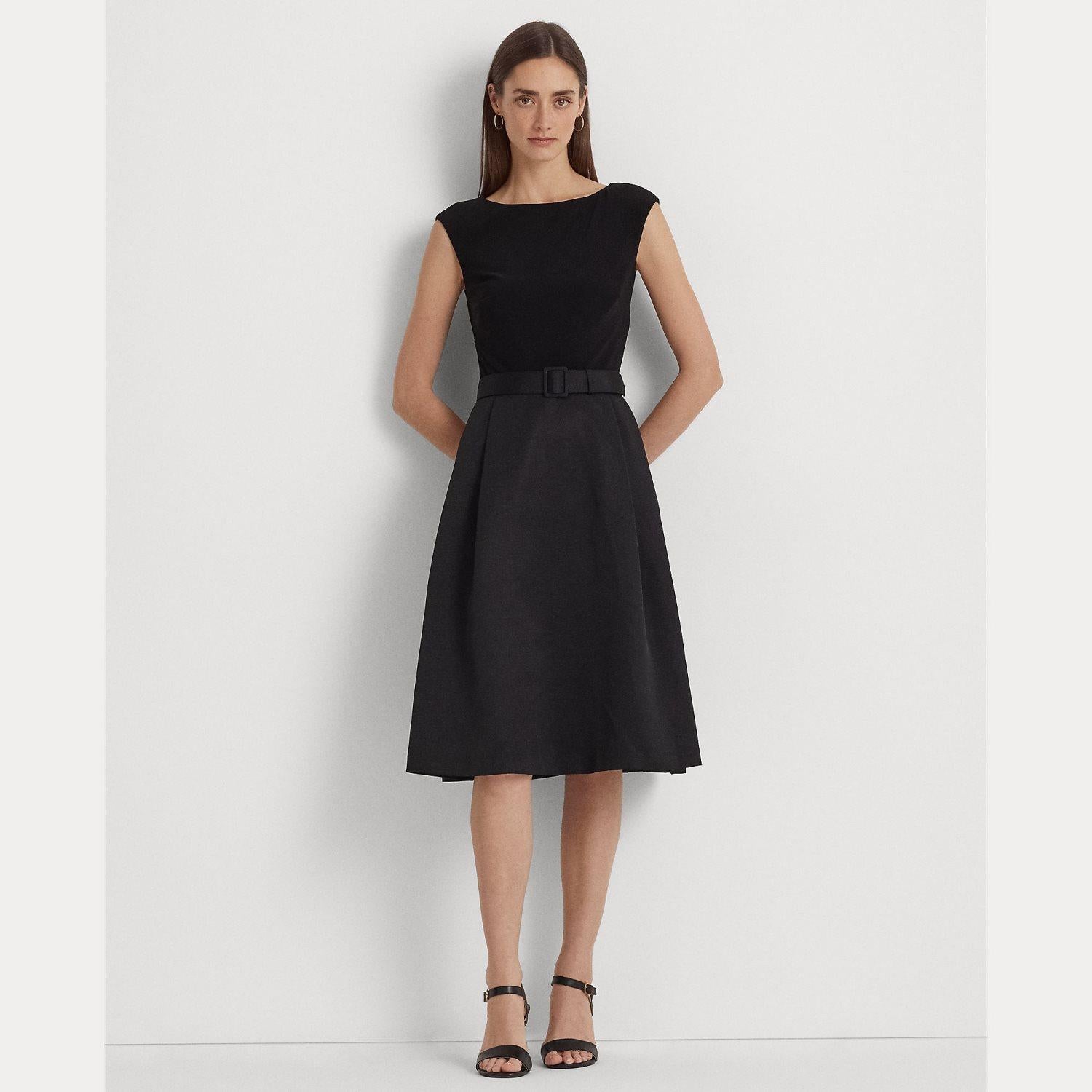 Abito con cinta in tono 253-899330 002 LAUREN RALPH LAUREN 