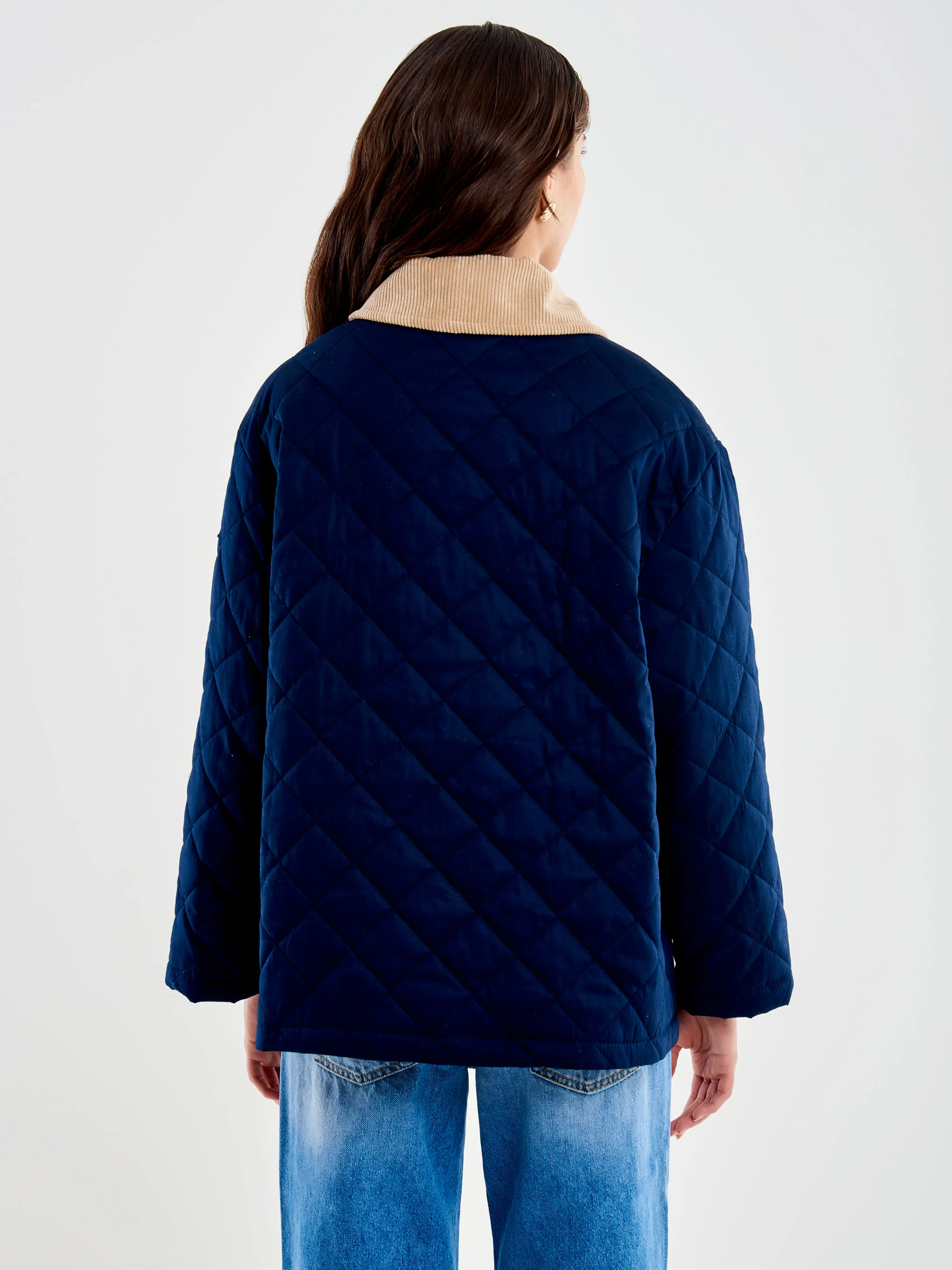 giacca con patch RD0307 BLU VICOLO 