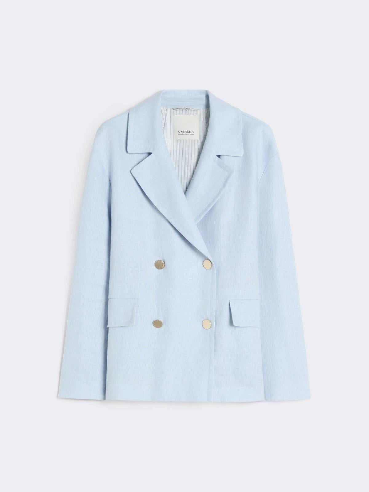 giacca doppiopetto in lino SMMAVENUE 005 S MAXMARA 