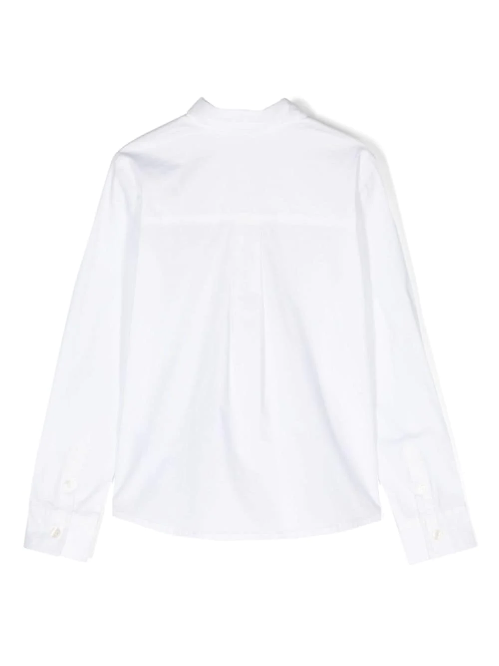 camicia con logo ricamato HNC00ULMA01 10101 MOSCHINO KIDS 