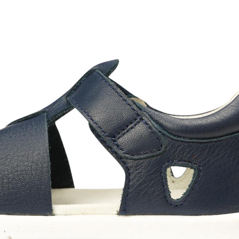 Sandalo in pelle liscia BQ10043DBYLE NAVY BOBUX 