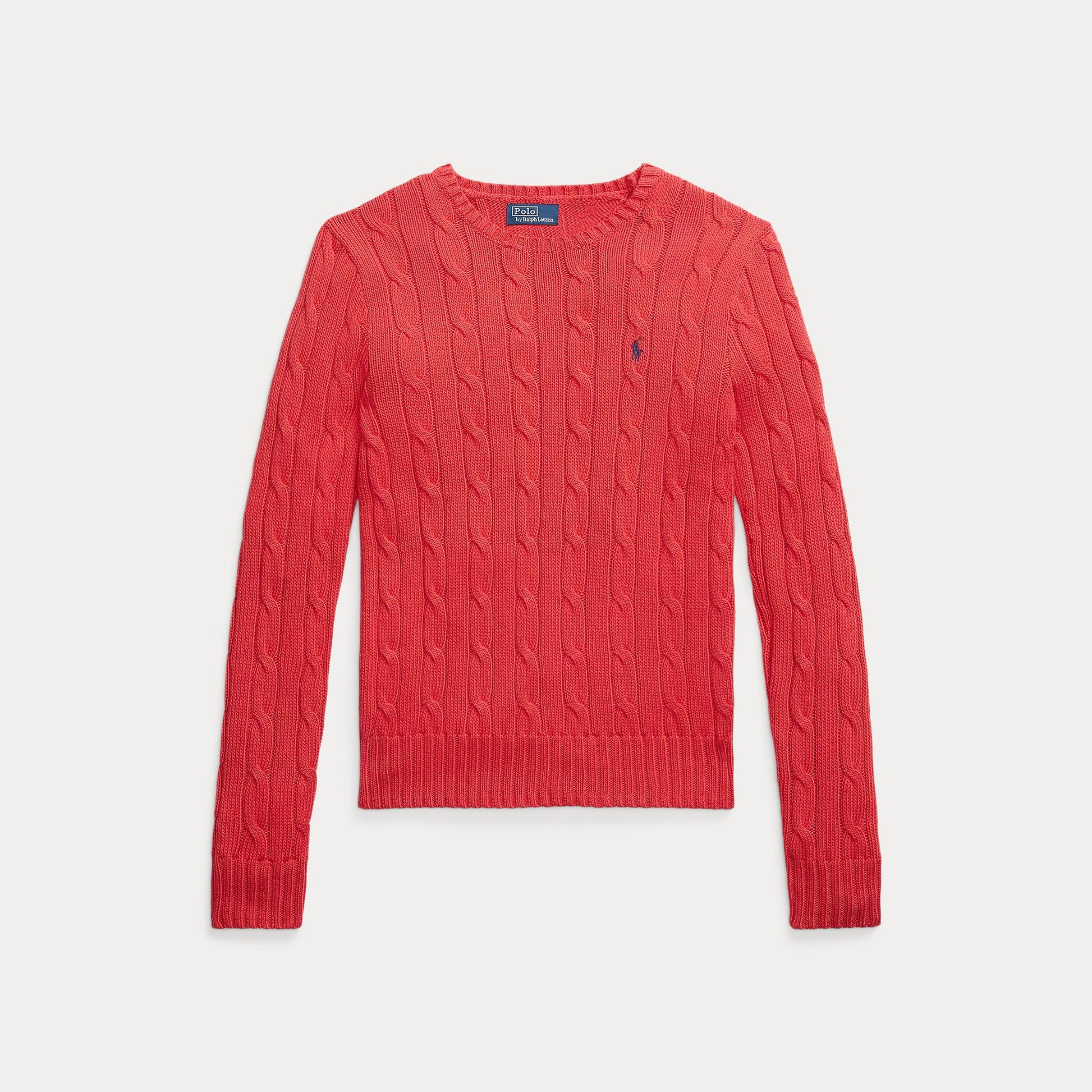 maglioncino a trecce con cavallino 211-891640 029 RALPH LAUREN POLO 