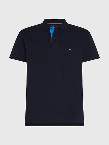 Polo con chiusura in contrasto MW0MW30756 DW5 TOMMY HILFIGER 