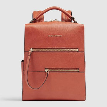 Zaino in pelle con doppia zip CA6771W140 AR PIQUADRO 