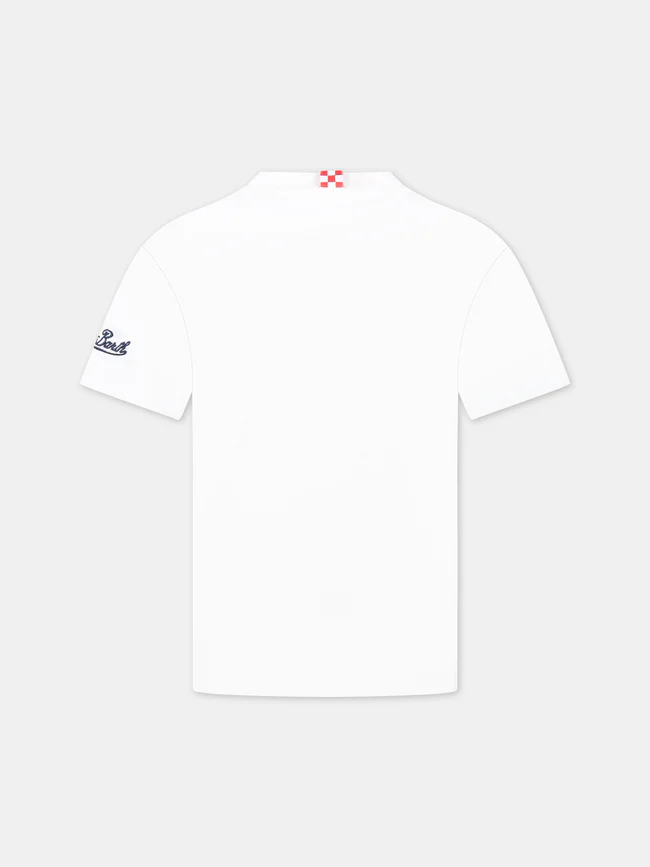 t-shirt boy con stampa iconica TSHIRT BOY 05333D MC2 SAINT BARTH 