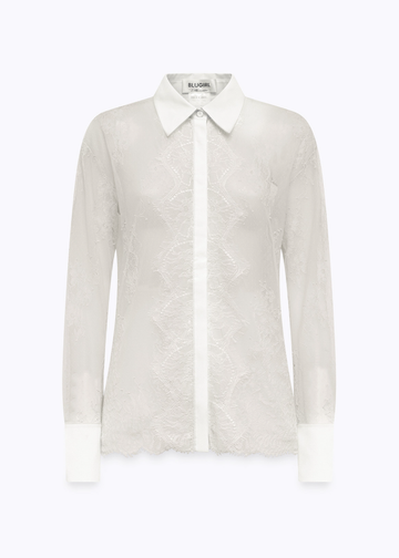 camicia in pizzo RA6155J3901 X1008 Blugirl 