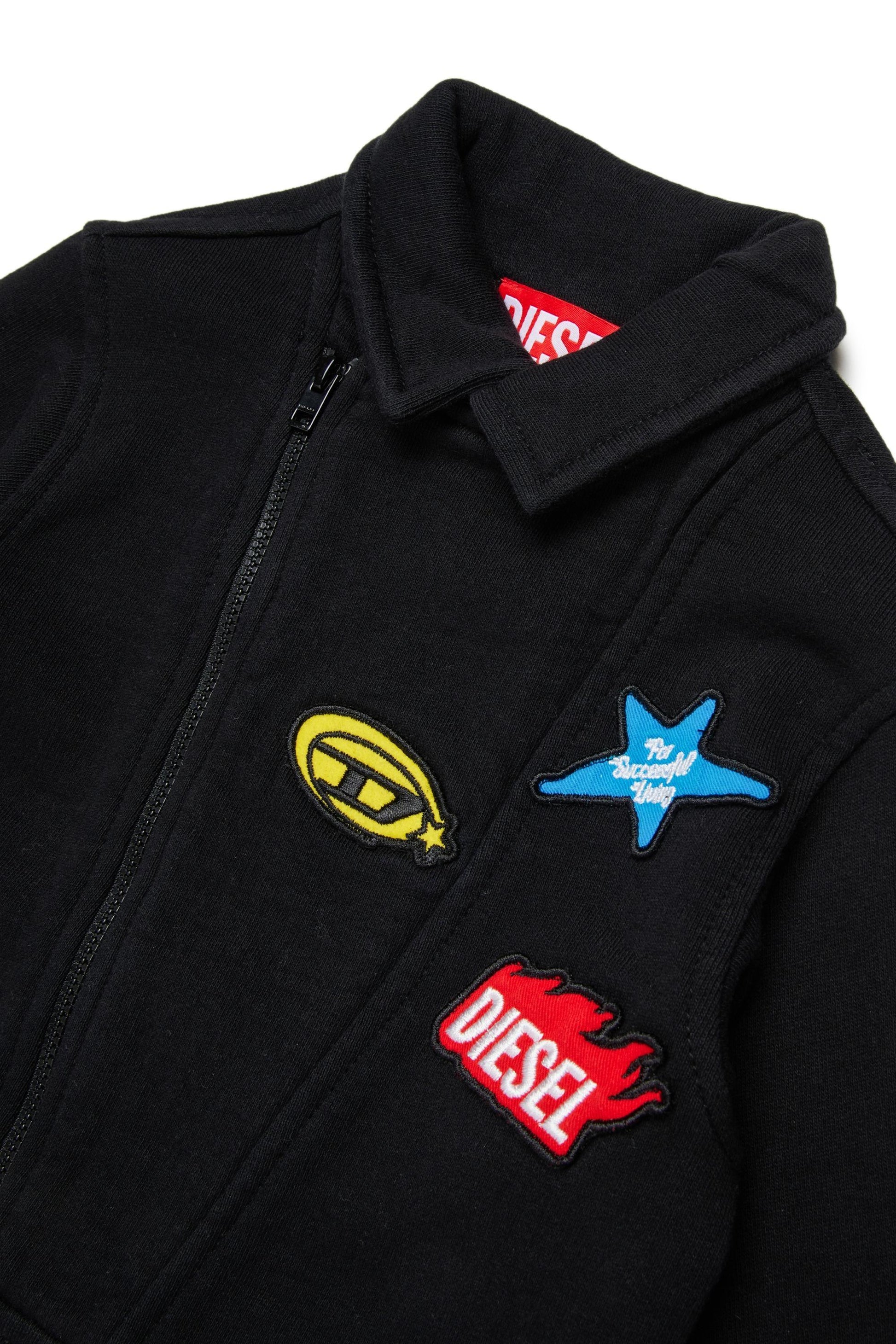 giacca neonato con patch K00728 KYA0W K900 DIESEL 