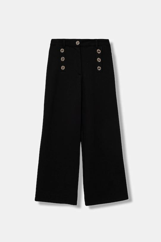 pantalone con bottoni logati 252GJ2113 00006 TWINSET GIRL 