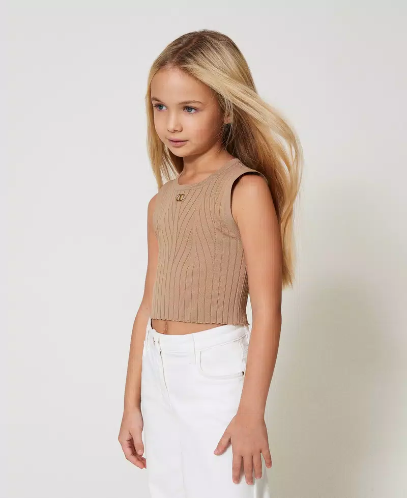 top in maglia 251GJ3404 00310 TWINSET GIRL 