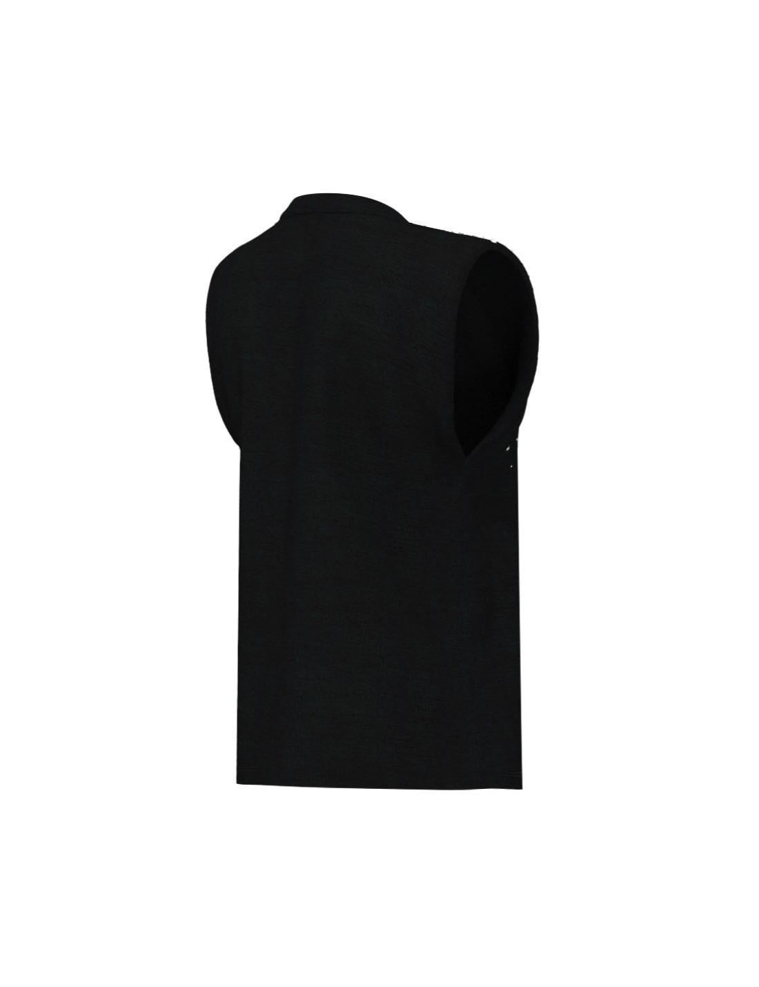 t-shirt smanicata con cristalli EMMUTOPIA 003 EMME MARELLA 