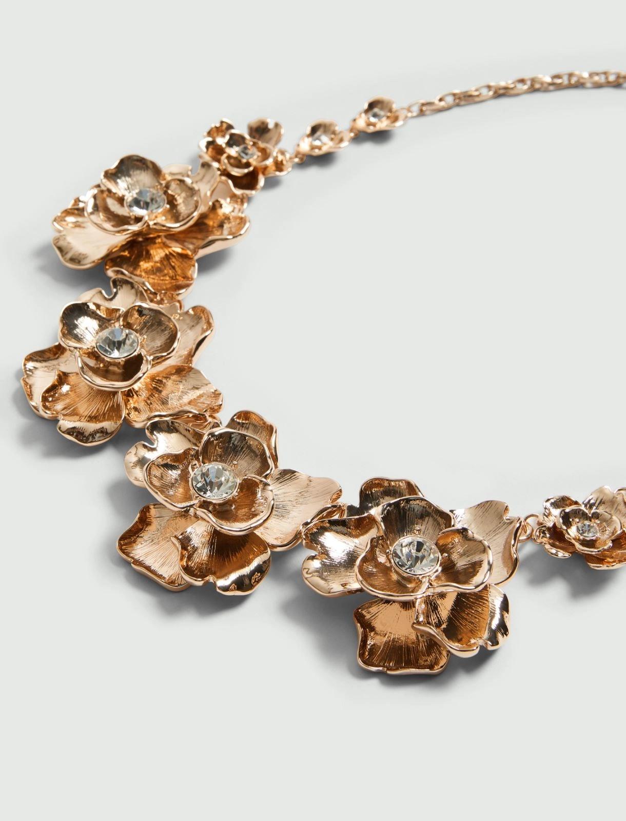 collana con rose e cristalli MLAELICA 001 MARella ACCESSORI 