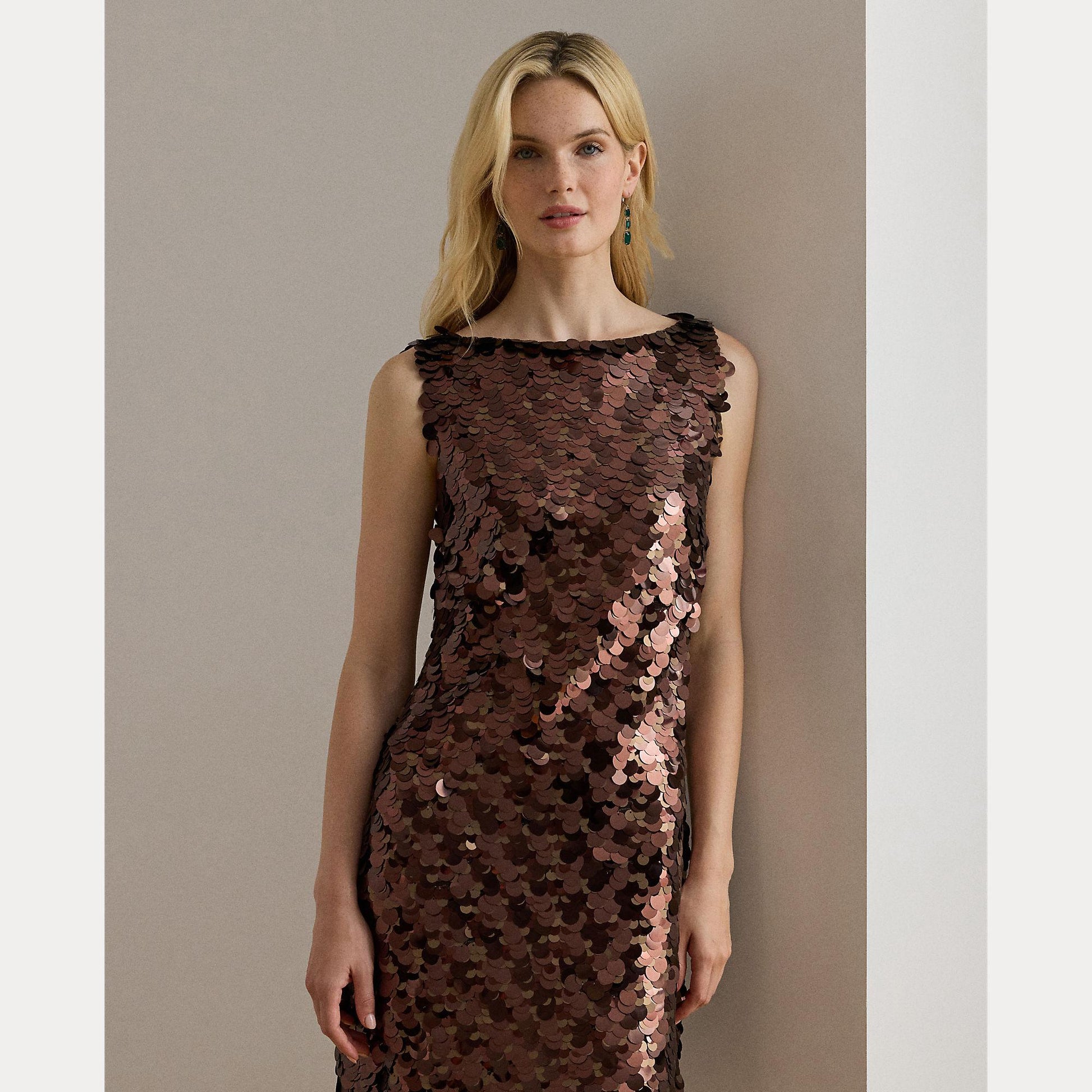 abito full pailettes 253-979841 001 LAUREN RALPH LAUREN 