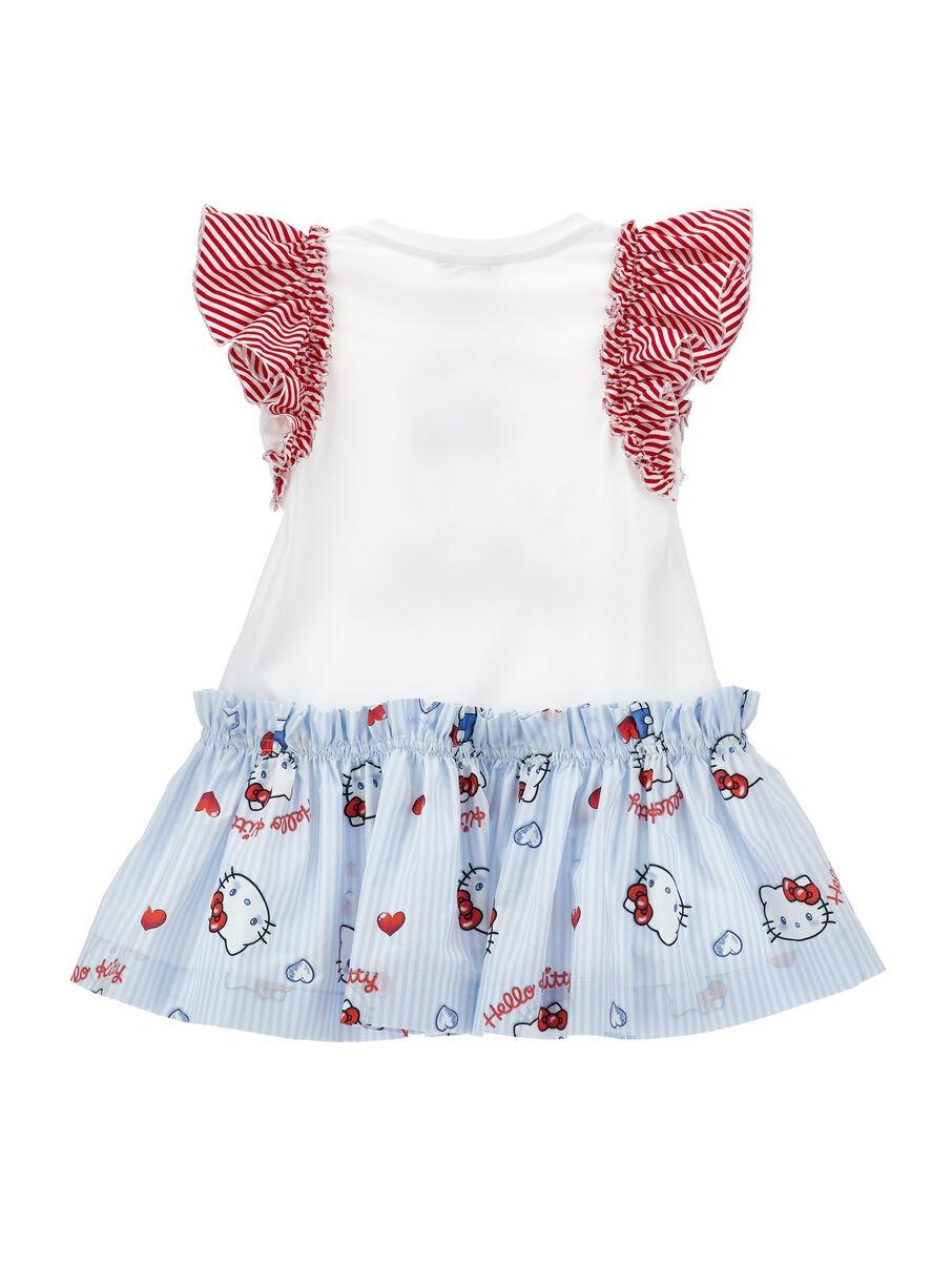 vestito hello kitty con volants 11G917 7201 0099 MONNALISA 