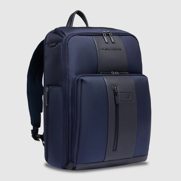 zaino multiscompartimento da viaggio CA6648BR2 BLU PIQUADRO 