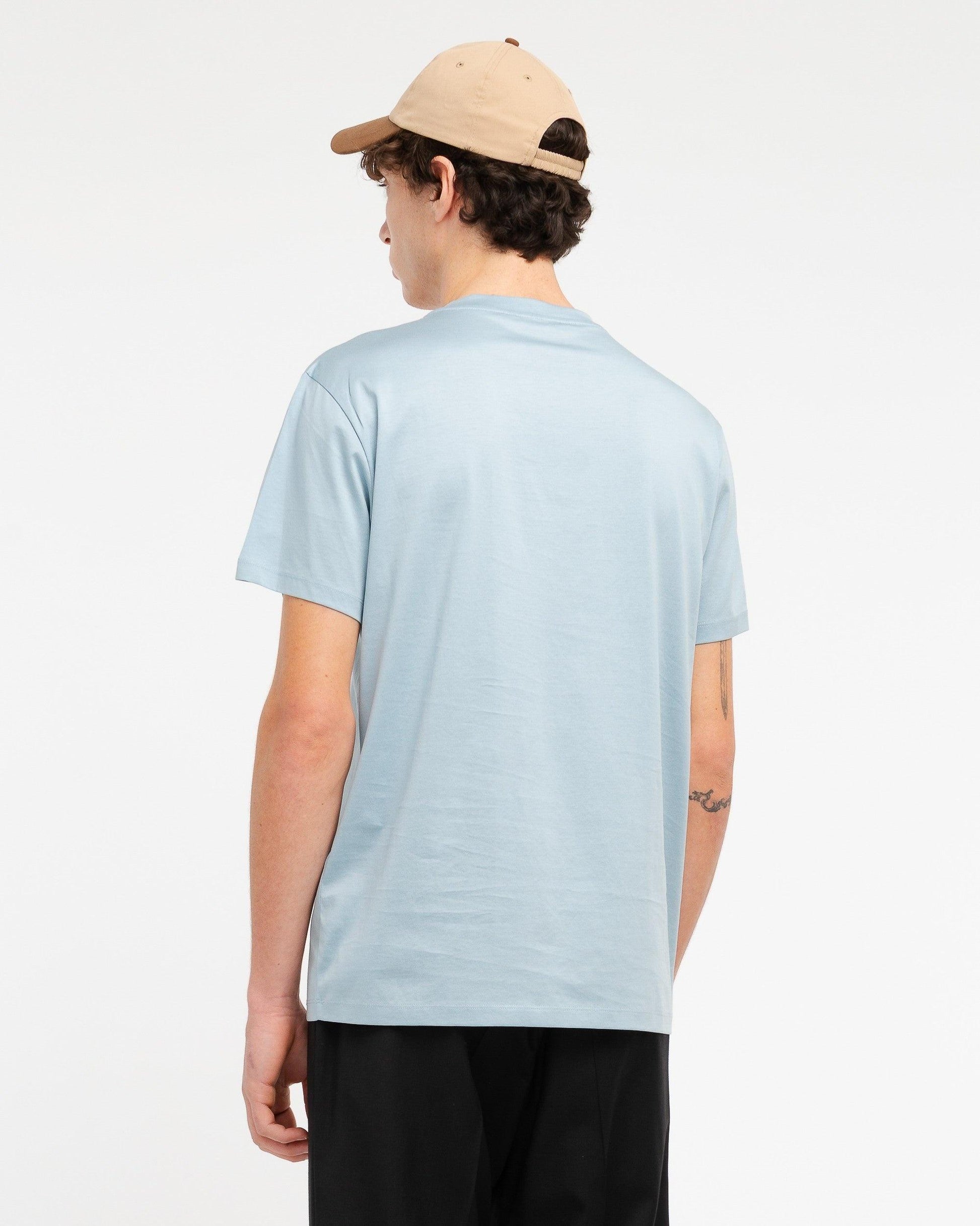 t-shirt con logo in tono 4030M001 263210 82 MANUEL RITZ 