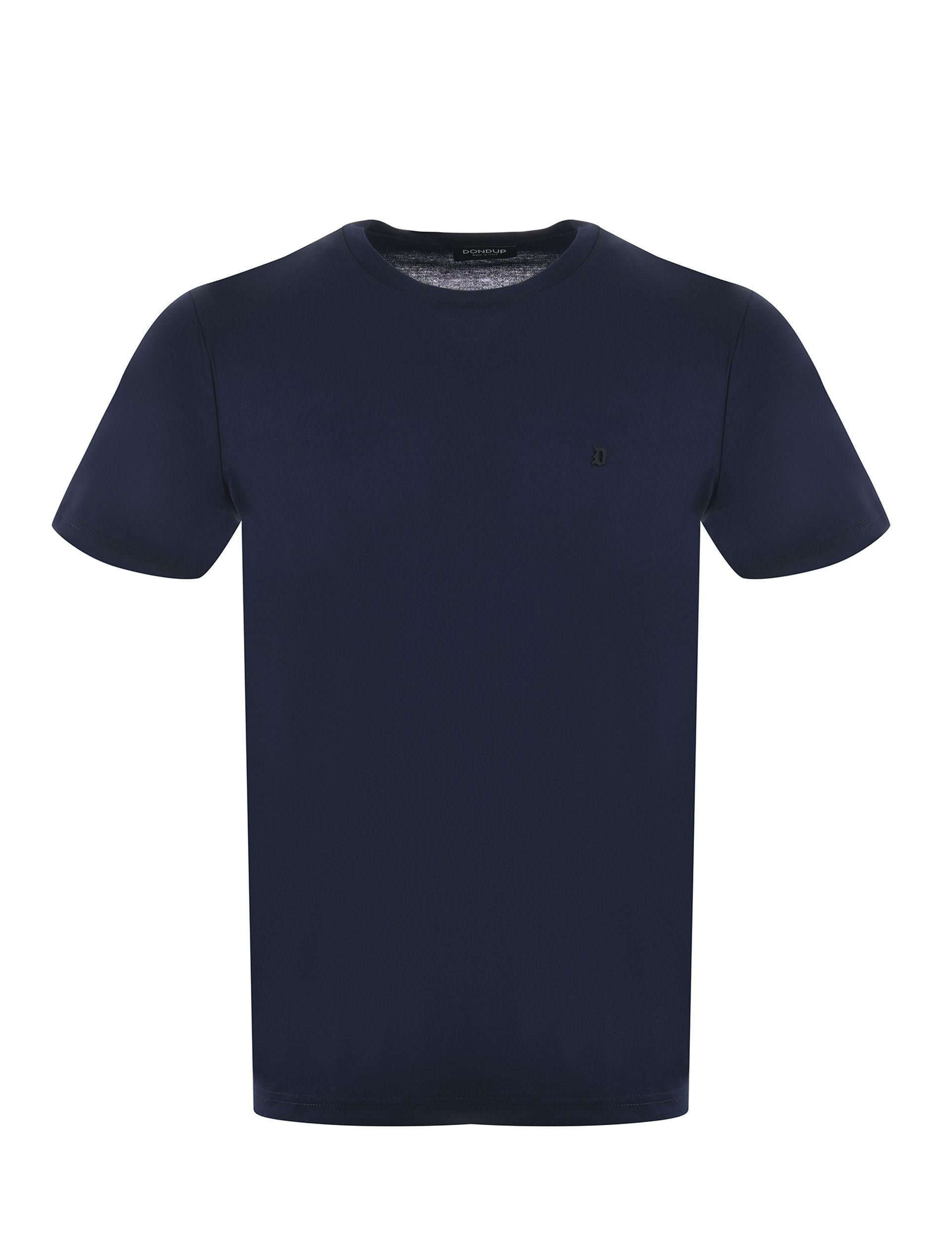 t-shirt con logo gommato US198JF0271UZL4 890 DONDUP 