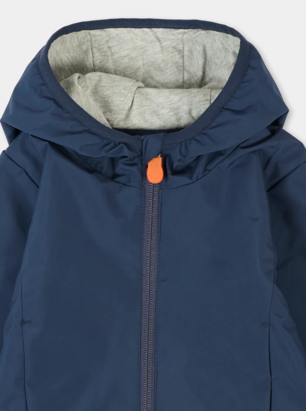 giubbino leggero con cappuccio I30006X WIND20 9000 NAVY SAVE the duck 