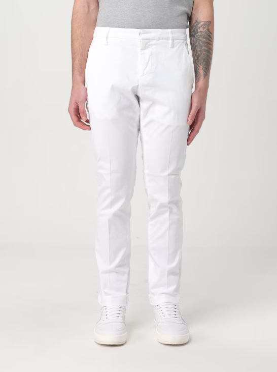 pantalone gaubert con bottone e zip UP235GS0096UPTD 000 DONDUP 