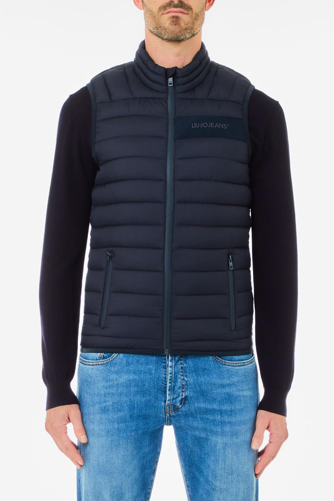 gilet trapuntato QXX001T2610 94013 liU JO 