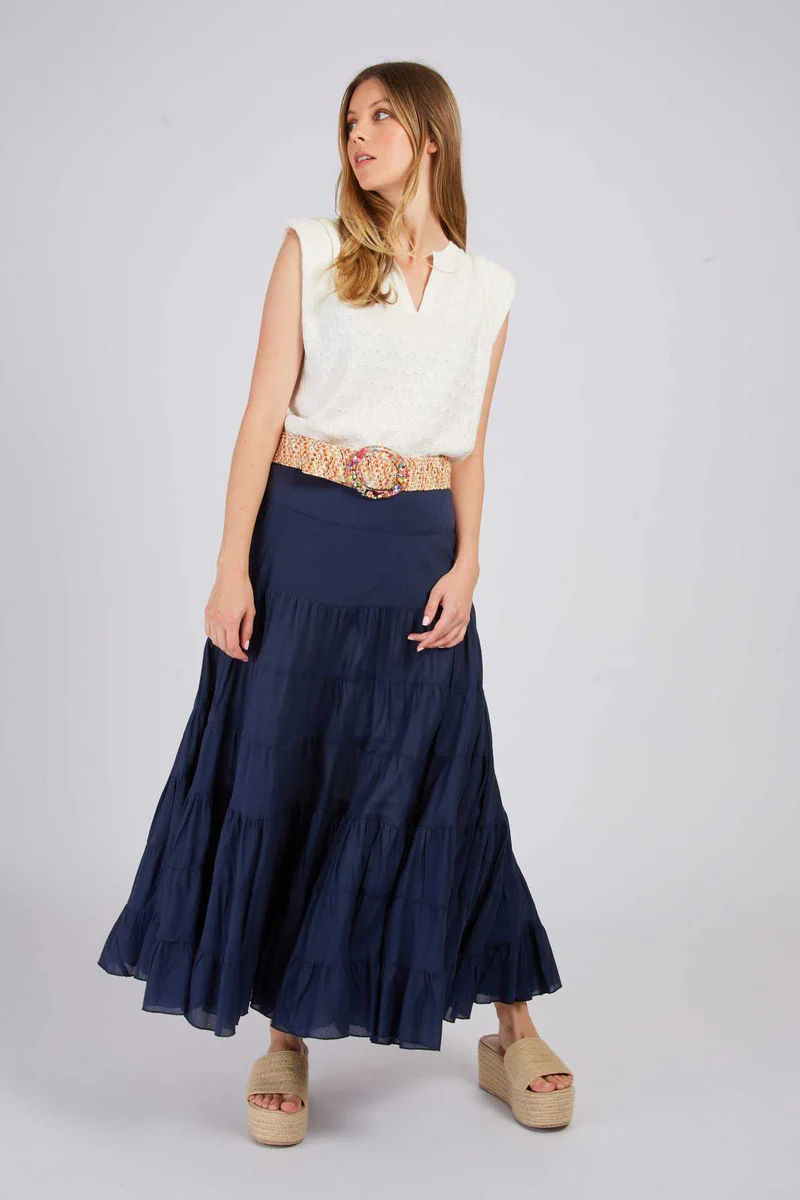 gonna lunga bohemien P550009 MARINE DERHY 