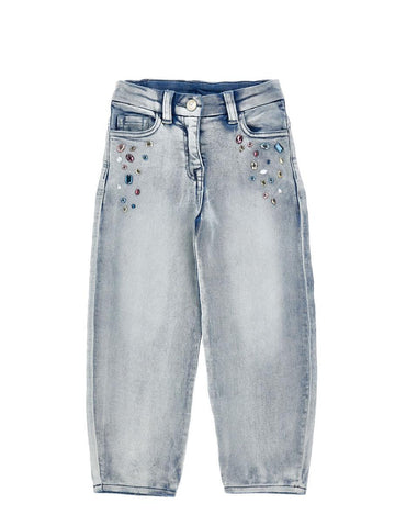 jeans strass 19F403 6042 0062 MONNALISA 
