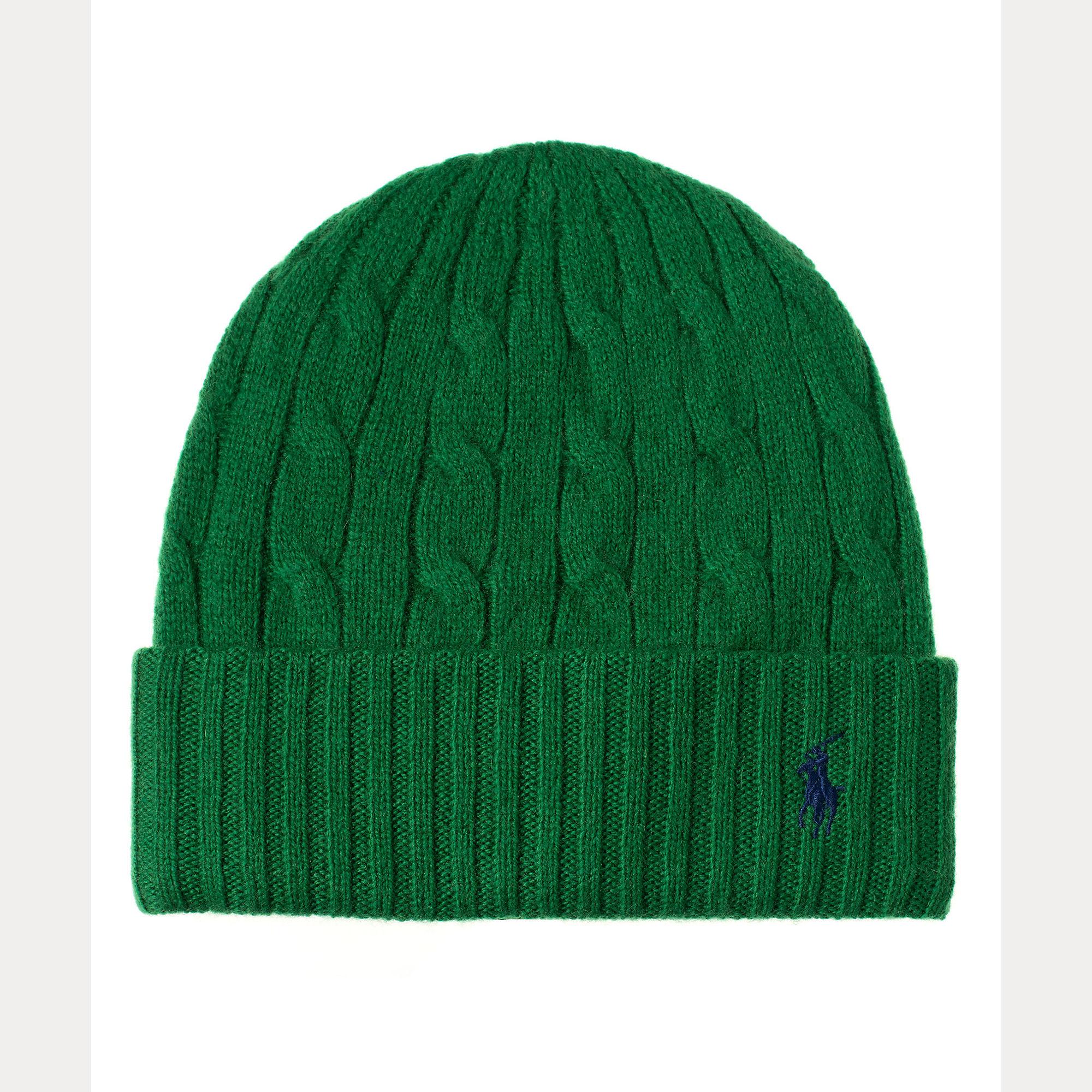 berretto in lana e cashmere a trecce 455-956315 007 RALPH LAUREN POLO 