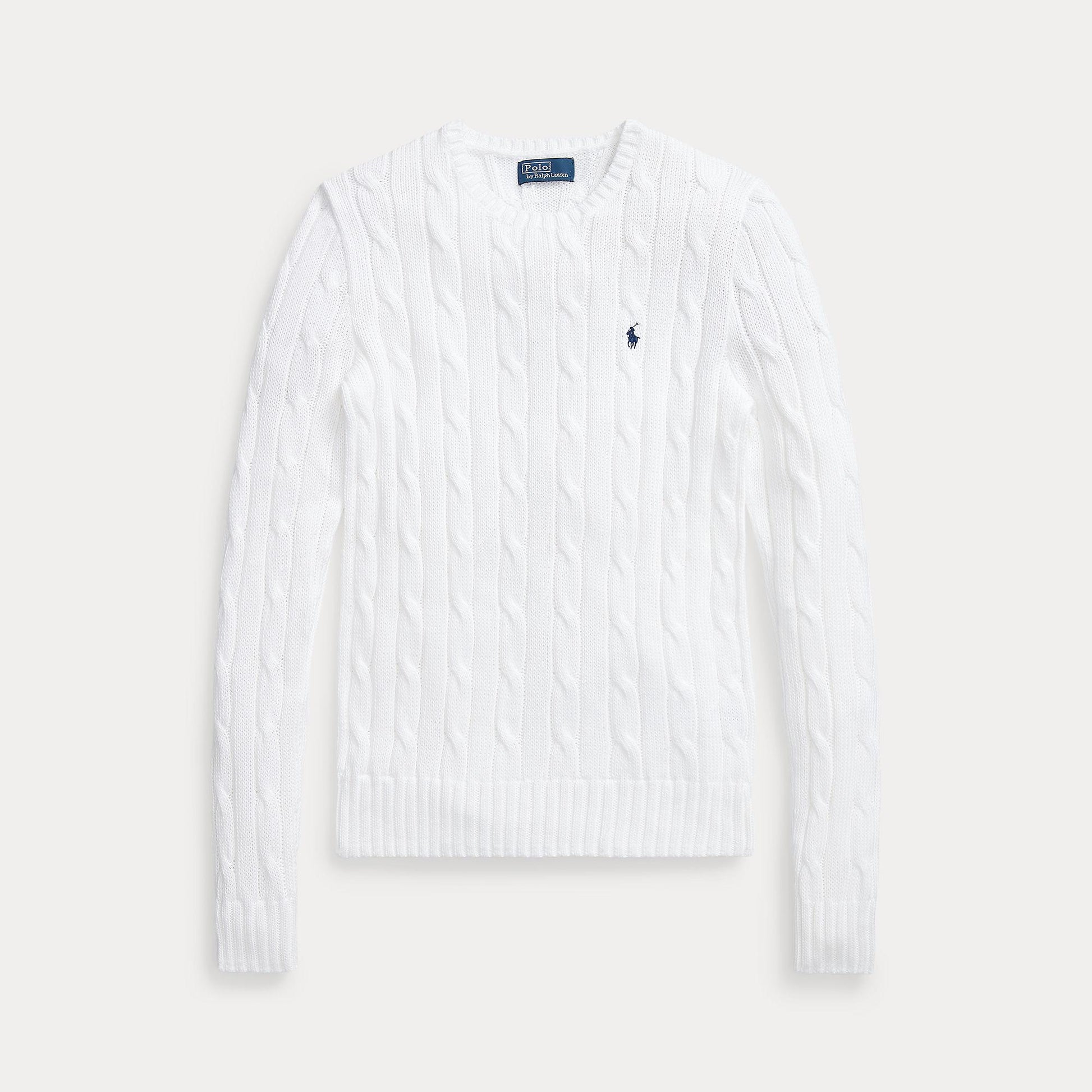 maglia girocollo a trecce 211-891640 001 RALPH LAUREN POLO 