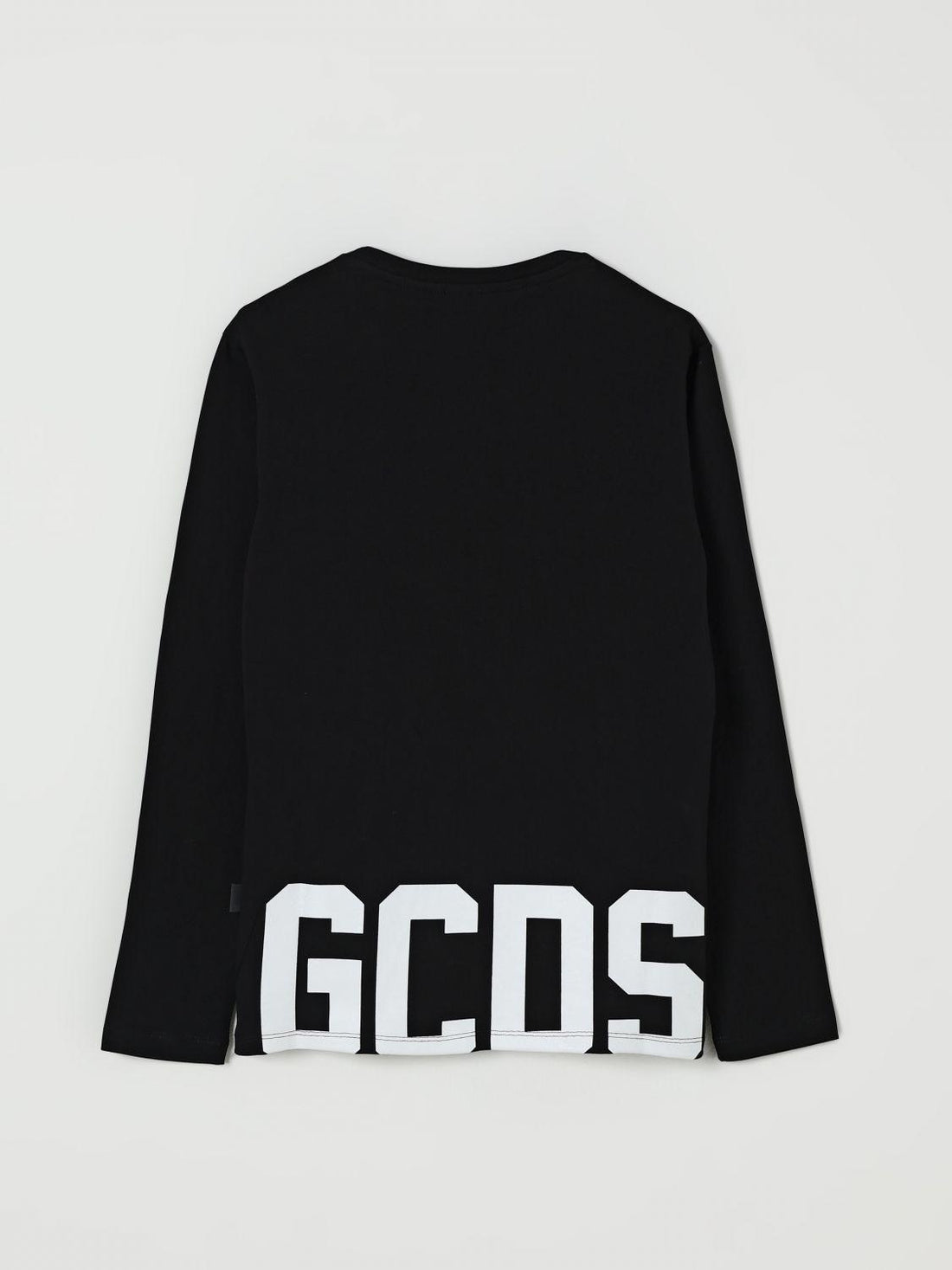 t-shirt maniche lunghe con logo B2JU2217BA3 99 BLACK GCDS 