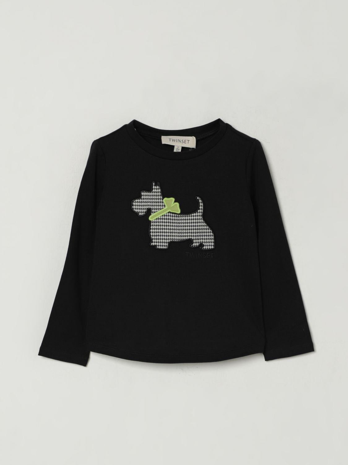 t-shirt cagnolino 252GB2070 00006 TWINSET GIRL 