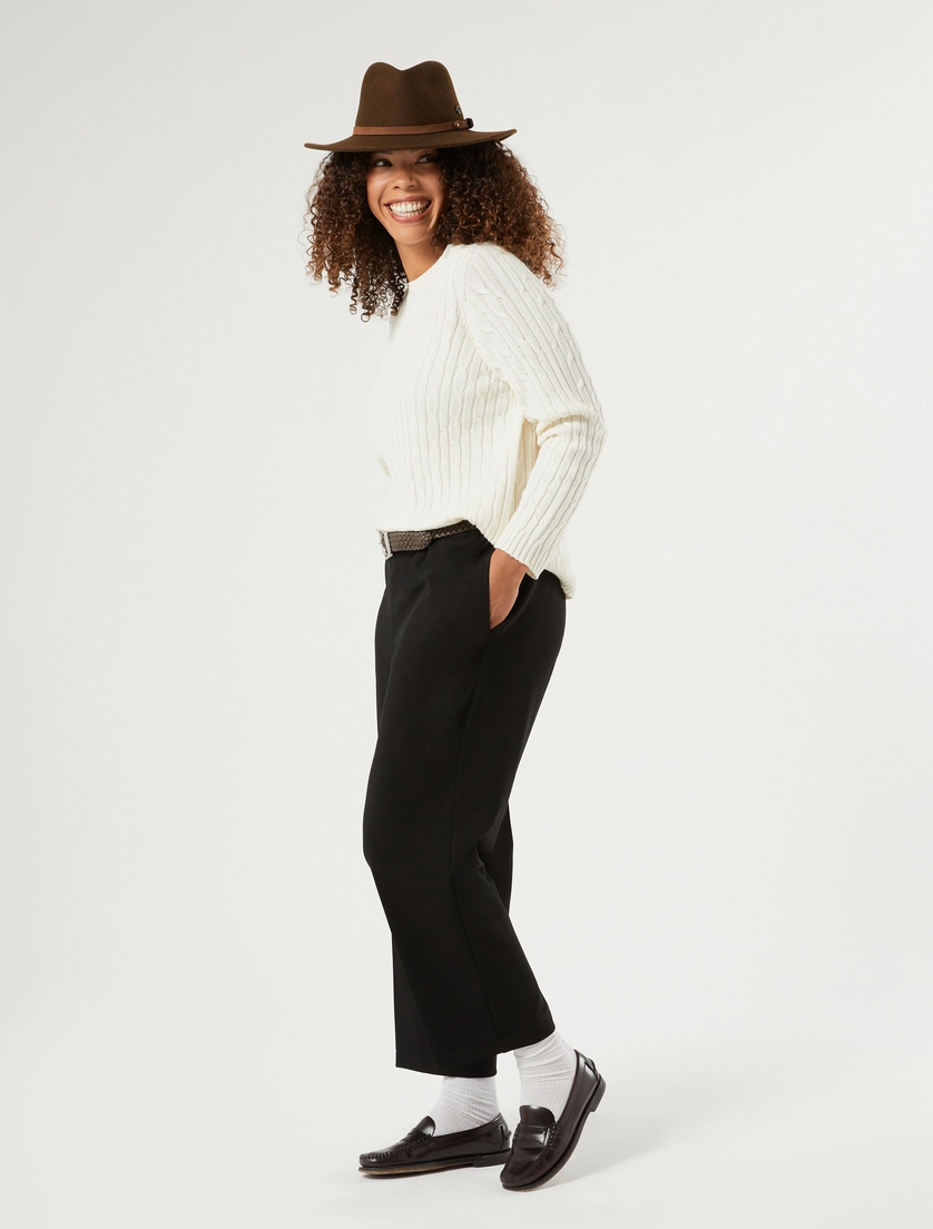 pantalone cropped FARO 001 NOW MARINA RINALDI 