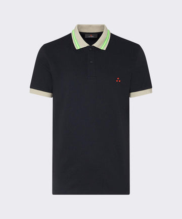 polo con dettagli fluo NEW SELANDINA STR 04 215 PeUTEREY 