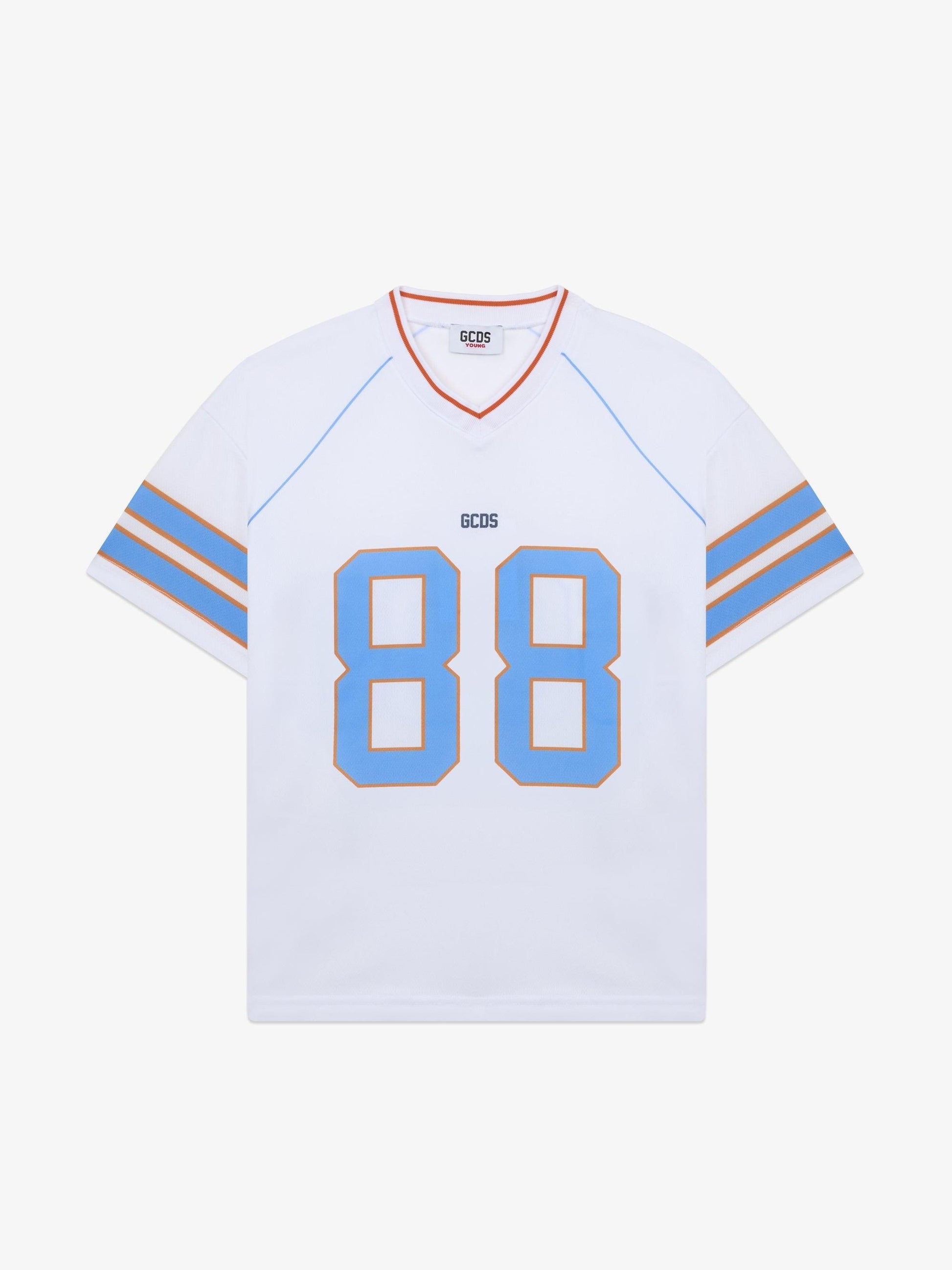 t-shirt loose soccer C1BJQC709J 100 GCDS 
