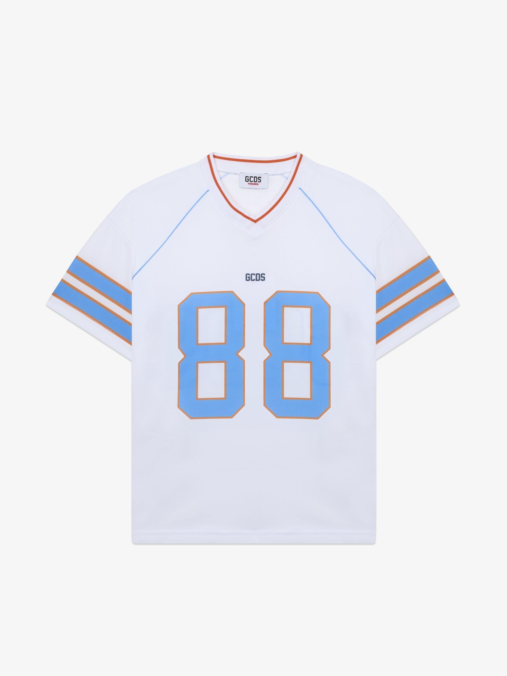 t-shirt loose soccer C1BJQC709J 100 GCDS 