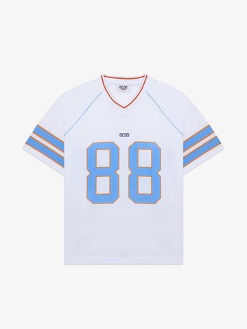 t-shirt loose soccer C1BJQC709J 100 GCDS 