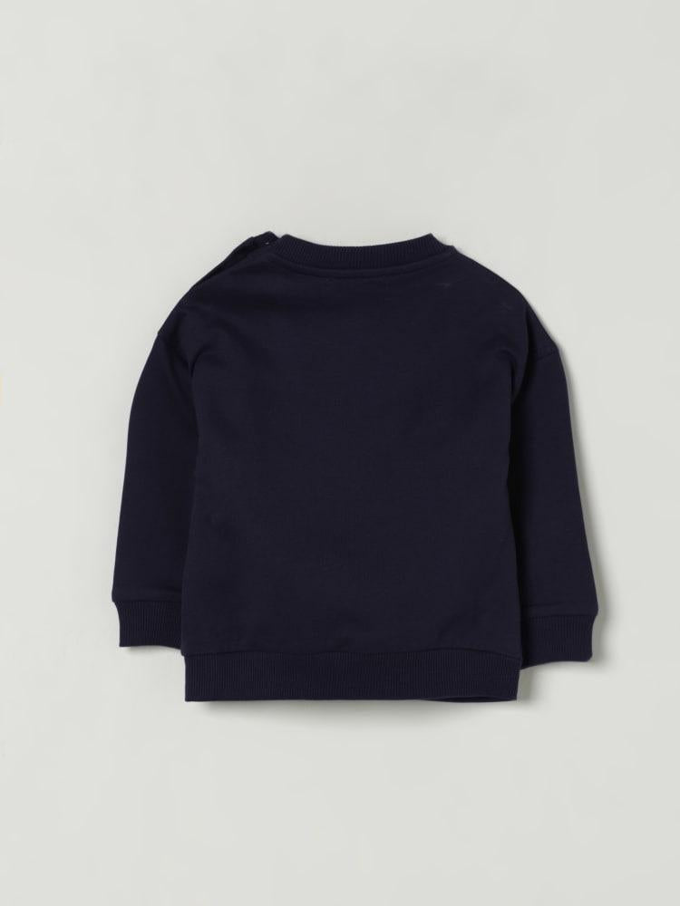felpa logata M8F03QLCA83 40016 MOSCHINO KIDS 