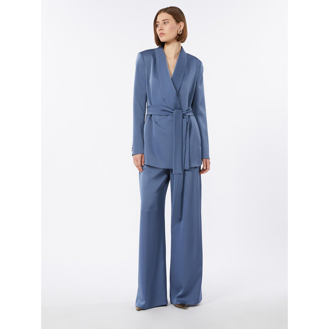 giacca in satin lucido MSEDOPPIA 008 MAXMARA STUDIO ELEGANTE 