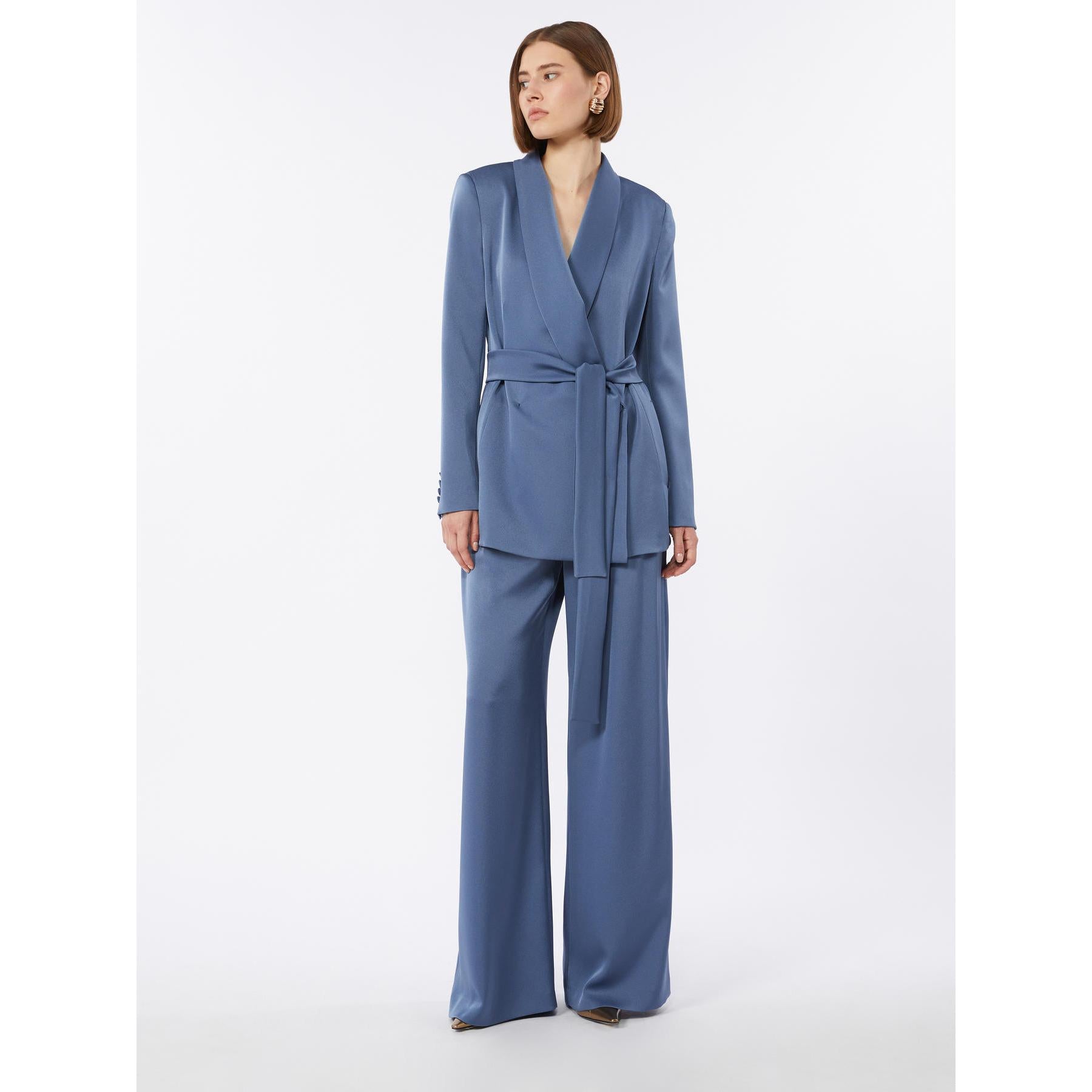 giacca in satin lucido MSEDOPPIA 008 MAXMARA STUDIO ELEGANTE 