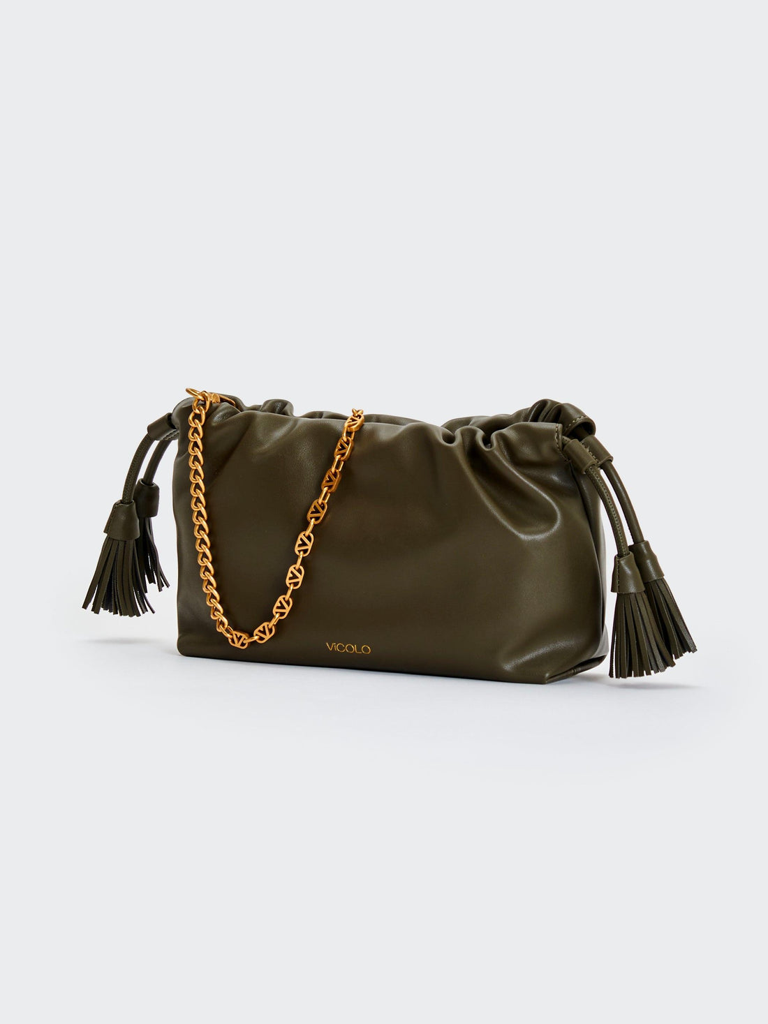 borsa tassel small XAB0035 ABU 19 MILITARE VICOLO 