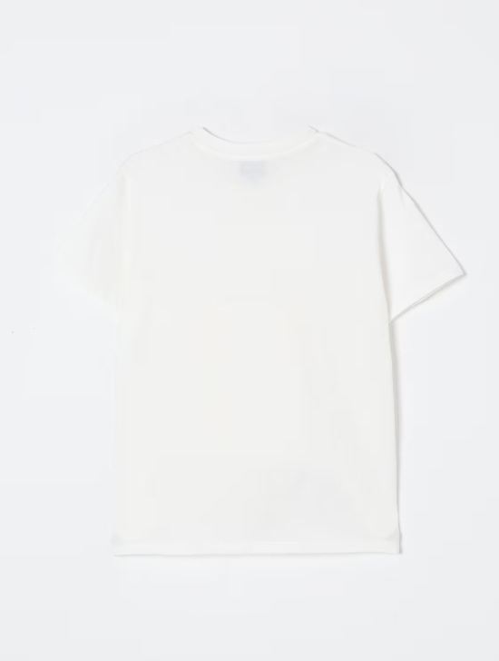 t-shirt con logo al fondo FW8P81 Z1173 178MC FAY 