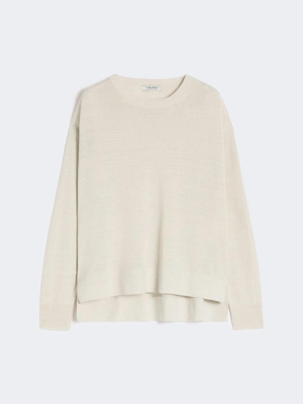 maglia in filato di lino SMMFIORIRE 002 S MAXMARA 