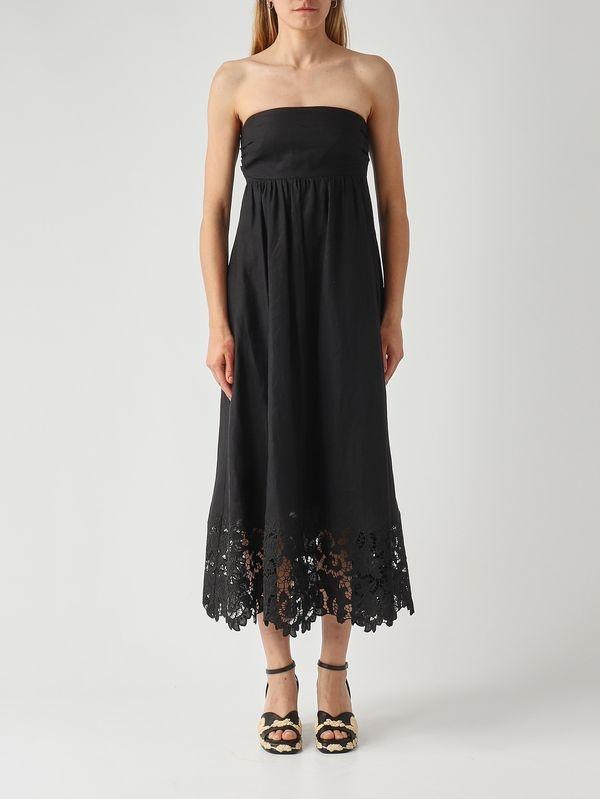 abito bustier in lino MSTSCENA 035 MAXMARA STUDIO 