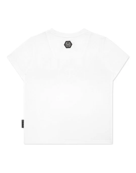 t-shirt logo doppio AADCBTK1265 PJY002N 01 PHILIPP PLEIN 