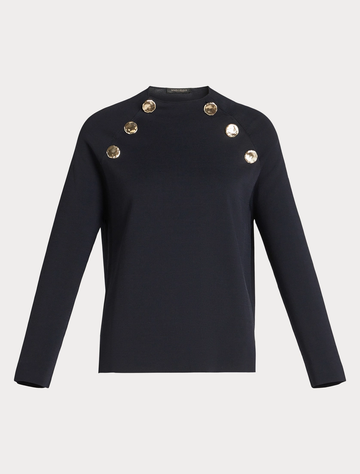 maglia con bottoni oro ROMANIA 009 MARINA RINALDI 