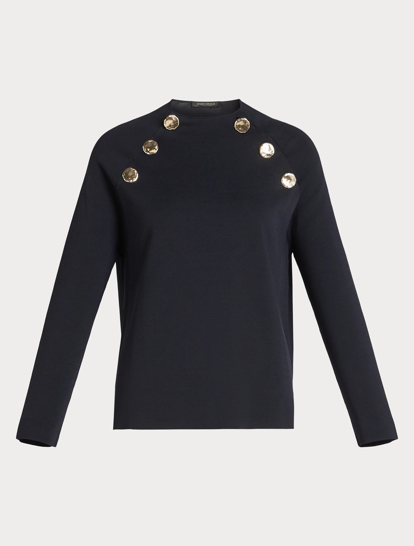 maglia con bottoni oro ROMANIA 009 MARINA RINALDI 