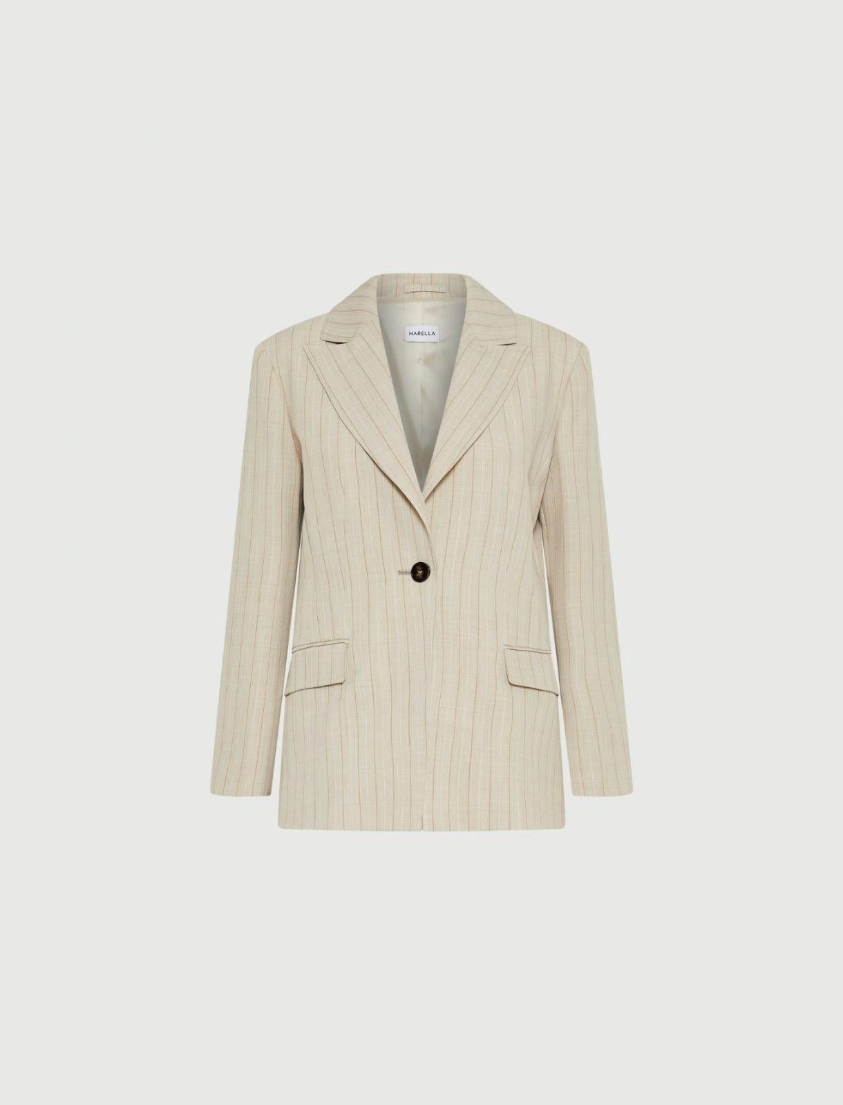 blazer in tela stretch FACILE 001 MARella 